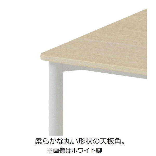 アスクル マルチワークテーブル 幅700×奥行700×高さ720mm ライトウッド 