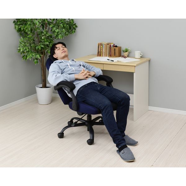 YAMAZEN ゲーミングチェア ジャスト GCL-89M(NBL) 1台（直送品