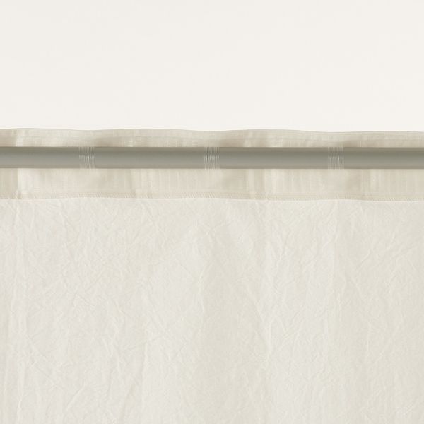 無印良品 綿洗いざらし平織ノンプリーツカーテン 幅100×丈135cm用 