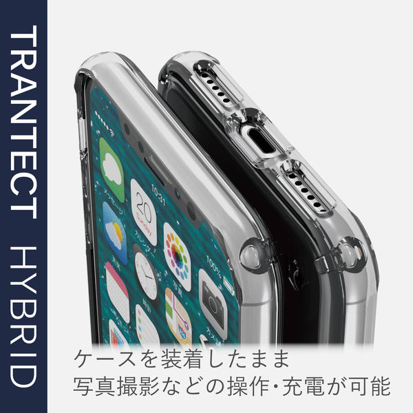 iPhoneX iPhoneXS ケース カバー TPU ポリカーボネート ストラップ