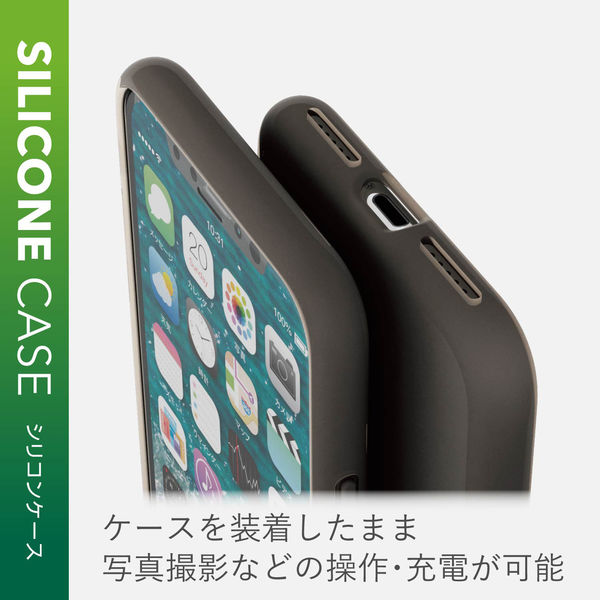 iPhoneX iPhoneXS ケース カバー シリコンケース 柔らかい アンチ
