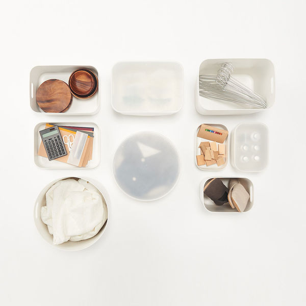 無印良品 やわらかポリエチレンケース ハーフ 大 約幅18×奥行25.5×高さ