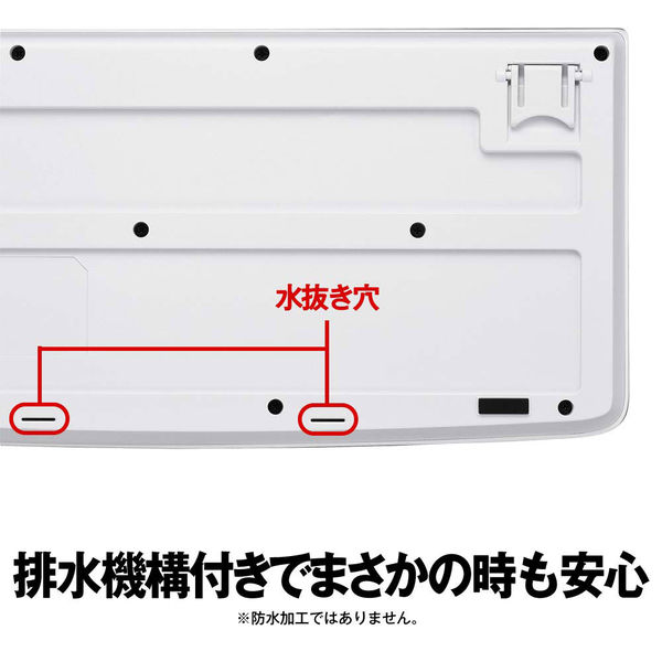 バッファロー ＵＳＢ接続 有線スタンダードキーボード ホワイト