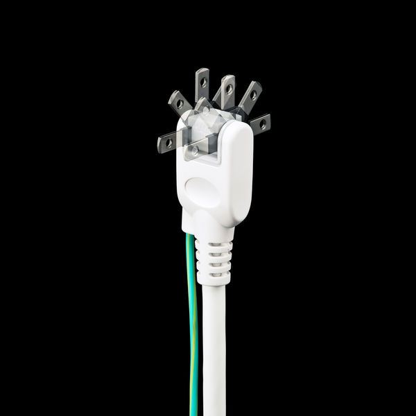 サンワサプライ ホコリ防止シャッター付き電源タップ 3P式/4個口