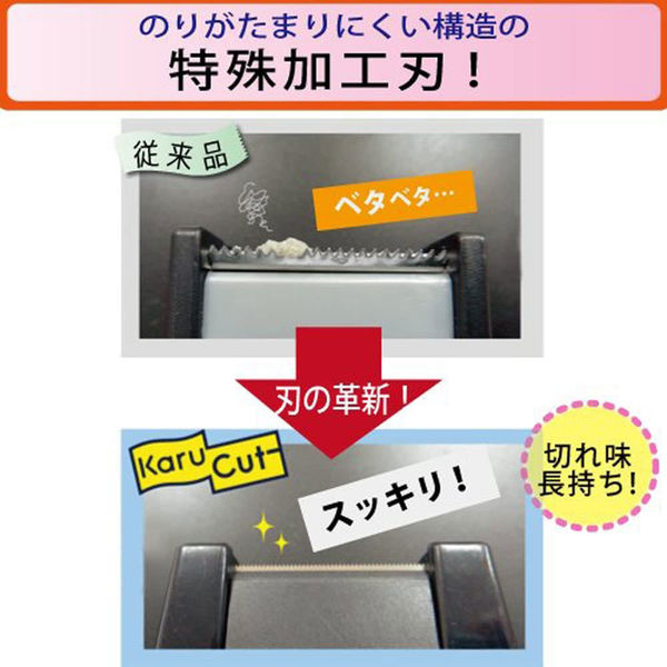 コクヨ テープカッター カルカット 黒 大巻・小巻対応 T-SM100ND 1台