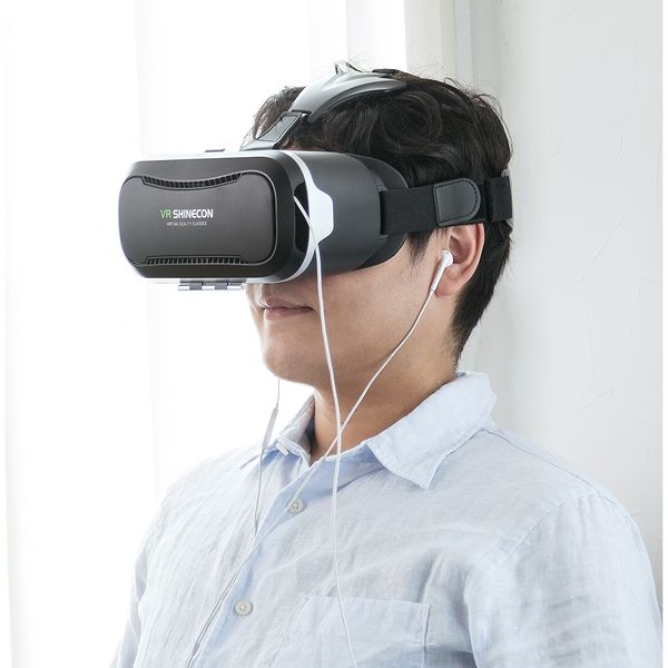 サンワダイレクト VRゴーグル(スマホ対応・眼鏡対応・動画視聴 サンワダイレクト VRゴーグル(スマホ対応・眼鏡対応・動画視聴