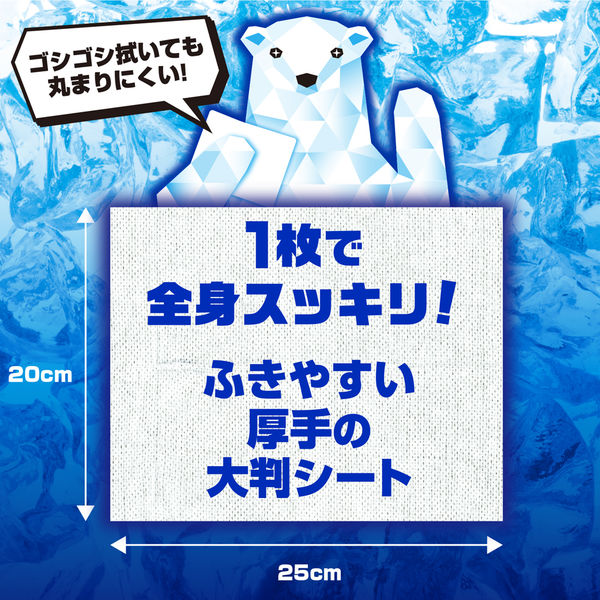 白元アース アイスノン極冷えボディシート 02463-0 1個 - アスクル