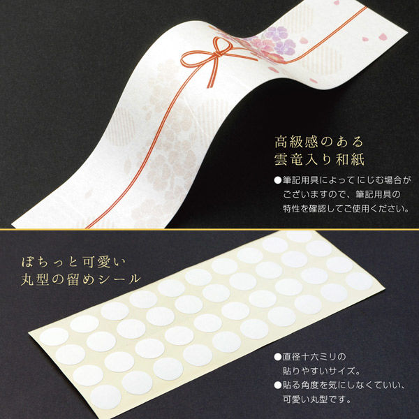 ササガワ のしノート（noshi・note） 雲竜 小 華かすみ 50-9730
