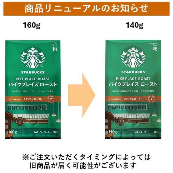 コーヒー粉】スターバックス コーヒー パイクプレイス ロースト コーヒー粉】スターバックス コーヒー パイクプレイス ロースト