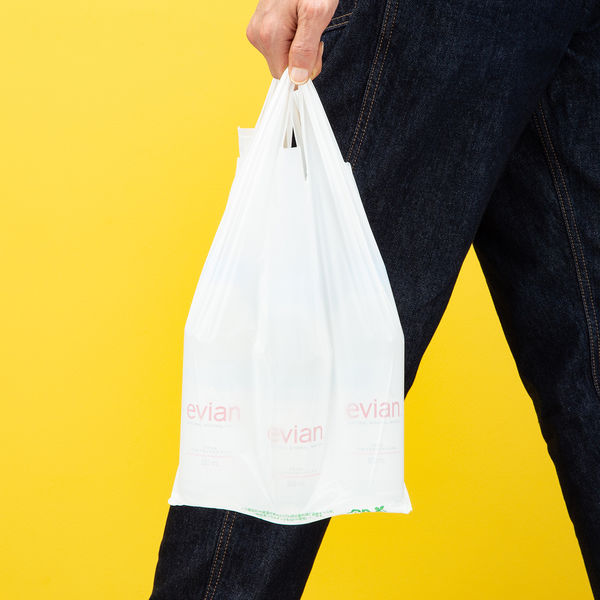 アスクル レジ袋（乳白）バイオマスポリエチレン50%入 20号 1袋（100枚