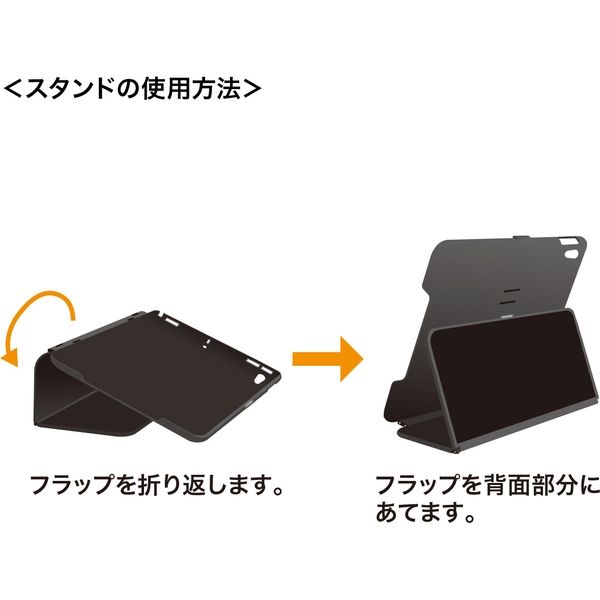 サンワサプライ iPad mini 2019 ハードケース（スタンドタイプ