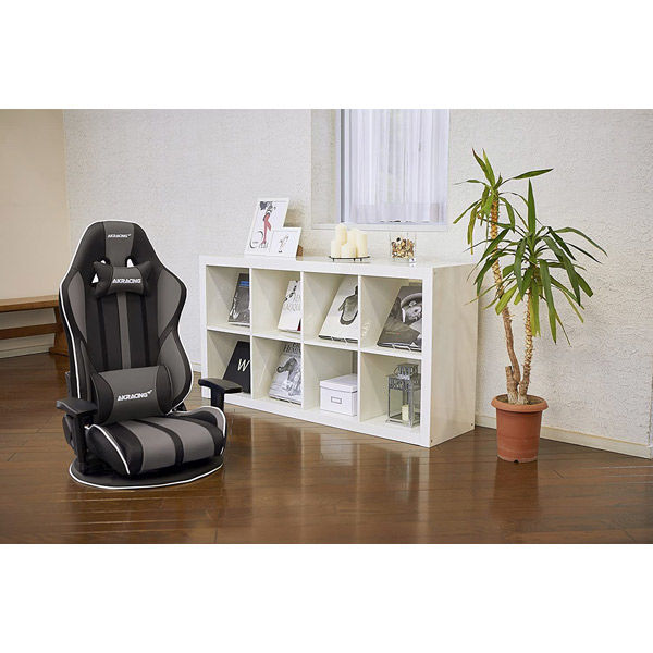 AKRacing ゲーミング座椅子 極坐 (Gyokuza) V2 グレー 灰 AKRacing 極坐 V2 Gaming Floor Chair(Grey) GYOKUZA/V2-GREY