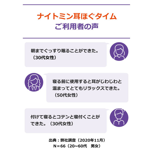 ナイトミン 耳ほぐタイム 発熱体4つ - その他