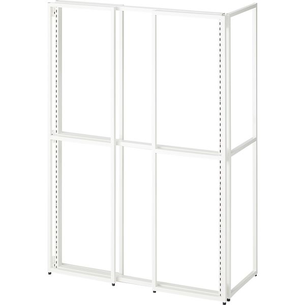 ストア・エキスプレス フォールディングスリット什器 両面 白 3512-350