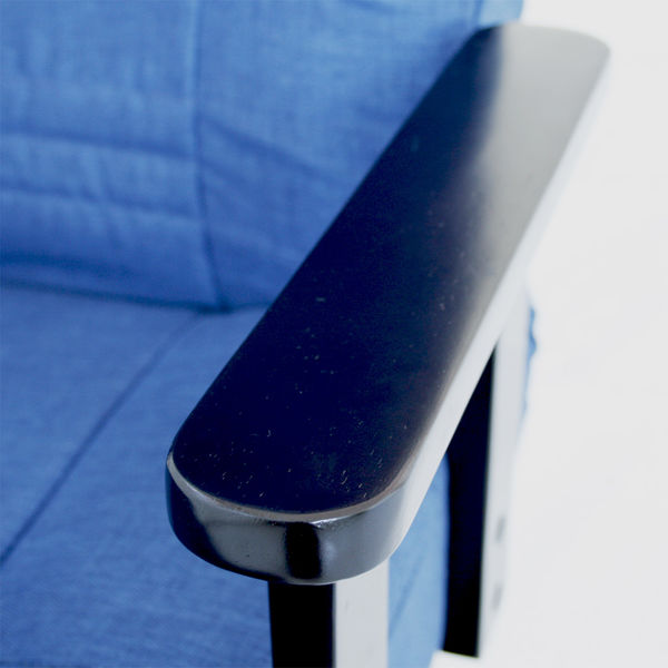 【軒先渡し】ヤマソロ 晶 コイルバネ回転高座椅子 藍色 1台（直送品） ヤマソロ 藍色