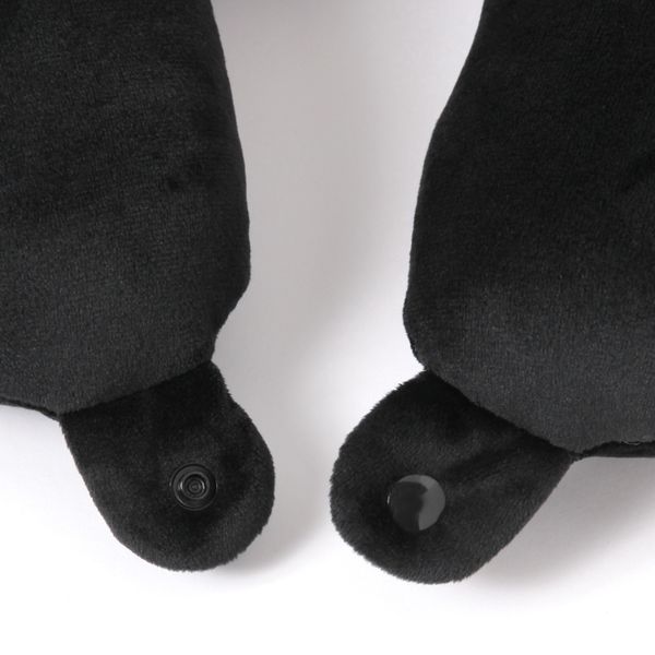 ネックピロー ブラック LAKOLE/ラコレ - アスクル