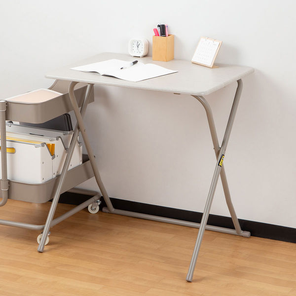 軒先渡し】コンフォートワーク 折りたたみテーブル 幅700mm アッシュド