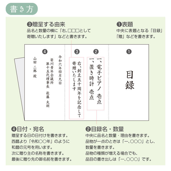 ササガワ 新金封 目録用 赤白 27-5612 1枚 - アスクル