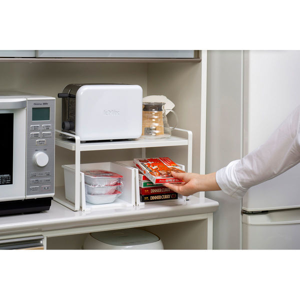 イノマタ化学 積み重ねマルチラック 01 ホワイト #3910 1個（直送品