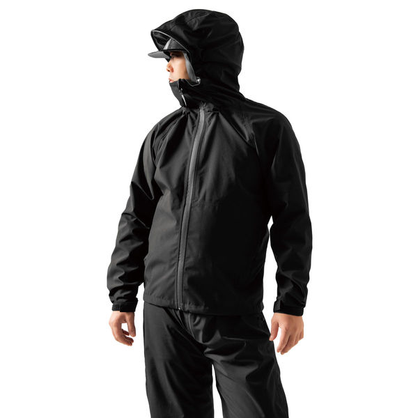 レインクルー ドットコム SS〜3L ブラック 3542 レイン