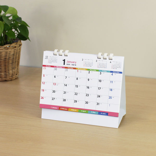 こむぎ2025年卓上カレンダー Komugi 重かっ desk calendar