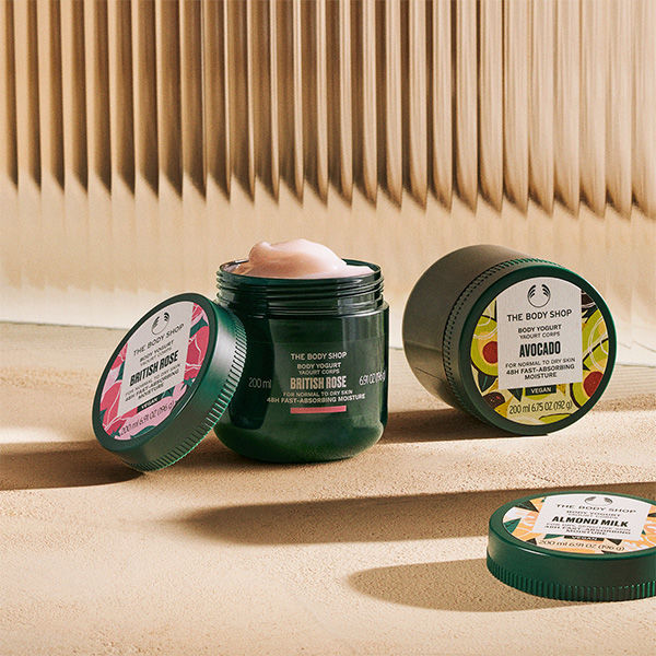 THE BODY SHOP（ザボディショップ） ボディヨーグルト BR 200ml（香り：ブリティッシュローズ） - アスクル