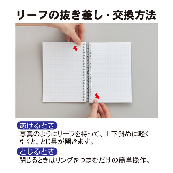 ノート5+1 日本ノート スクールノート チェック柄5mm方眼ノートY LMC5GY 1