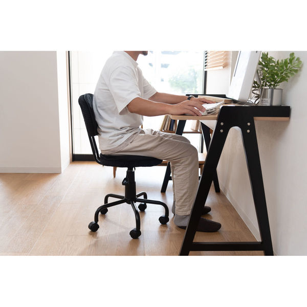 東谷 デスクチェア ブラック kgI-109CBK