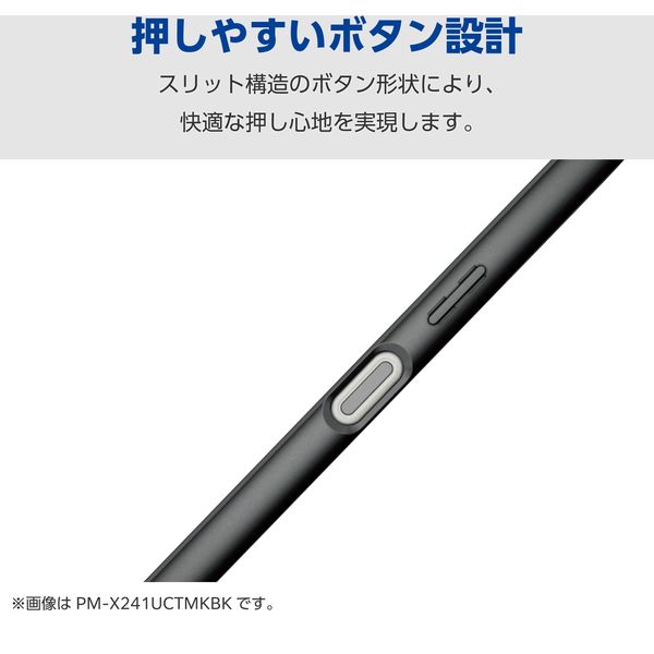 Xperia 10 VI SO-52E ケース ソフト 衝撃吸収 メタリックブルー