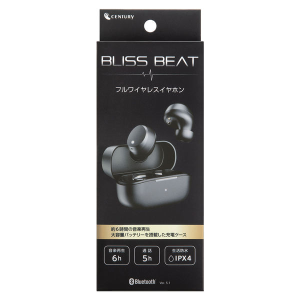 完全ワイヤレスイヤホン BLISS BEAT TW-M0716 True Wireless