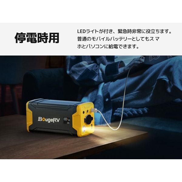 BougeRV ボージアールブイ ポータブル電源 車載冷蔵庫バッテリー 220Wh SYZ-G200