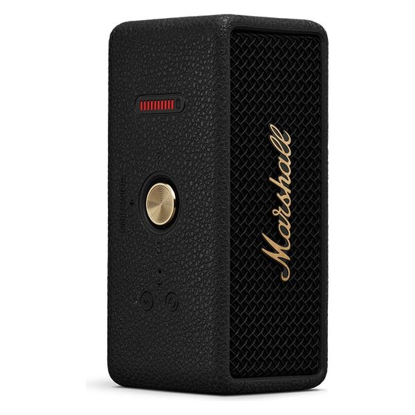 Marshall ワイヤレスポータブル防水スピーカー/ブラック&ブラス EMBERTON3-BLACK-AND-BRASS 1個（直送品） - アスクル