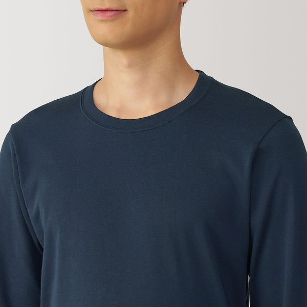 ★無印良品★あったか綿 厚手 クルーネック長袖TシャツMサイズ★黒★4個セット レディース】無印良品 婦人 あったか綿 厚手 クルーネック長袖T