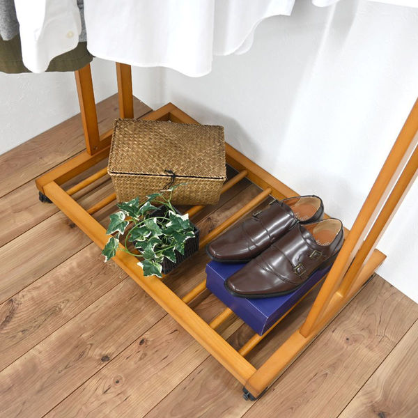 フクダクラフト ダブルハンガー HM-T5016 BR 1台（直送品） - アスクル