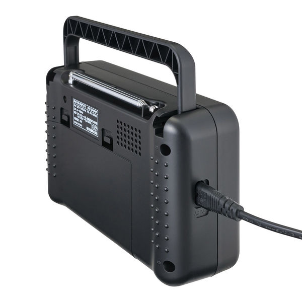 朝日電器 ラジオ ブラック 個装サイズ:17×33×13cm 朝日電器 ラジオ ブラック 個装サイズ:17×33×13cm