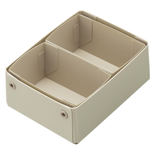 リヒトラブ Roomy 仕切りケース 小物収納 整理トレー 仕分け 組立式 A6