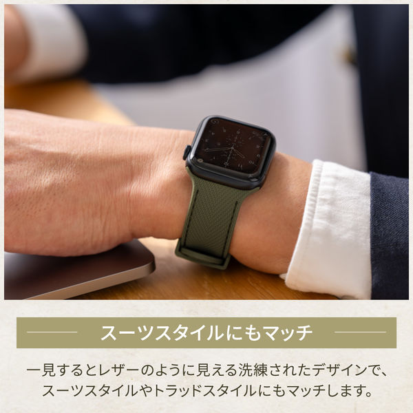 【色:ダークブラウン_サイズ:49mm/45mm/44mm/42mm】[FAZH Apple Watch アップルウォッチ バンド ベルト Series9 8 7 SE