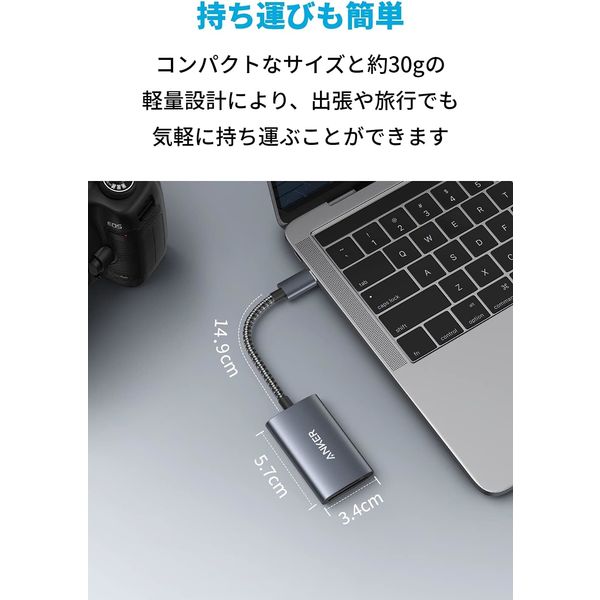 かーりー--専用 Anker USB-C PowerExpand 2-in-1 カードリーダー - アスクル