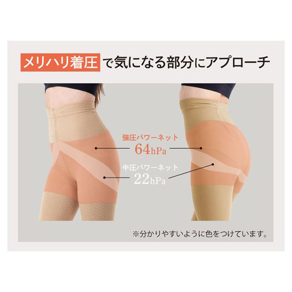 グローバル・ジャパン ゆる圧骨盤美腹ガードル M-L D02-59 1枚（直送品 
