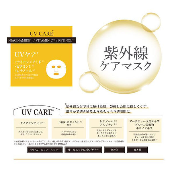 グローバル・ジャパン D3+ Medi Facial Mask1枚入り 紫外線ケア