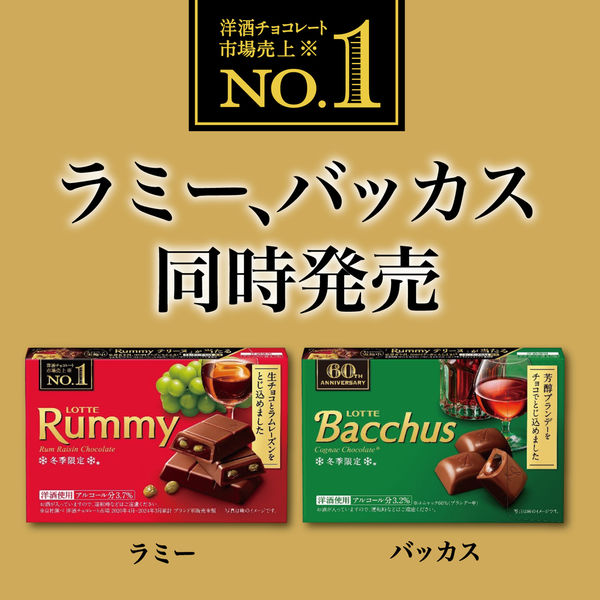 バッカス 10粒入 1セット（1個×9） ロッテ チョコレート - アスクル