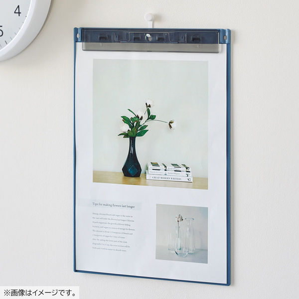 とら ページ リヒトラブ Mutual 超薄型クリップボード<フック穴付> A4