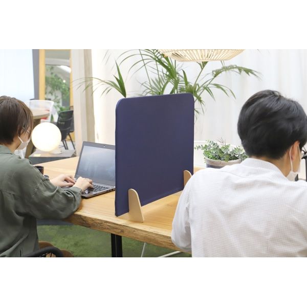 軒先渡し】オリバー 卓上パーテーション 飛沫対策 簡単設置 幅600×奥行