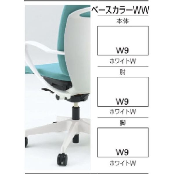 イトーキ フルゴチェア ビニールレザー張り ハイバック ループ肘