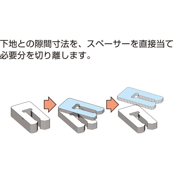 清水 すきま調整サッシスペーサー(4個入) SH-SUS10 10パック