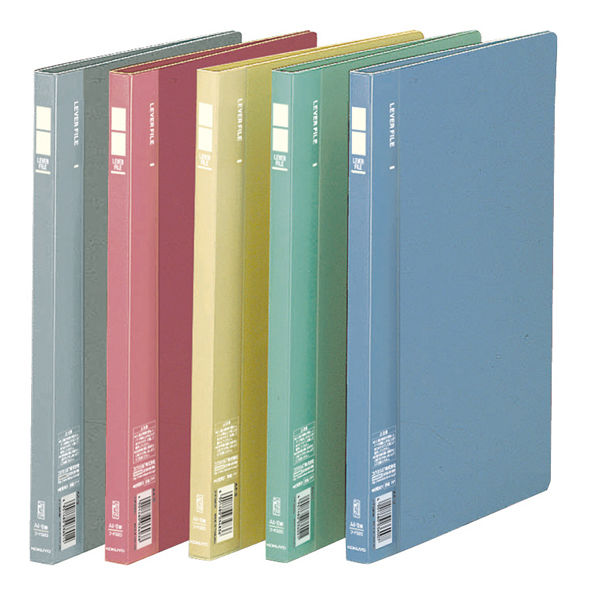 コクヨ レバーファイル A4S PPシート フ-F320P 1セット(5冊) - アスクル