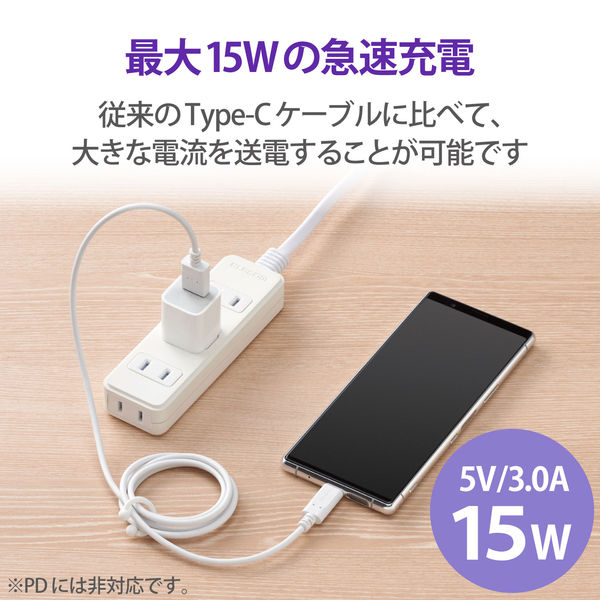 USB-Cケーブル 1m まとまる形状記憶 Type-C 認証品 抗菌 スマホ USB-Cケーブル 1m まとまる形状記憶 Type-C 認証品 抗菌 スマホ