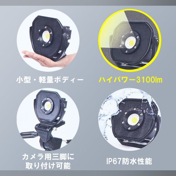 PO-31 LED フラッドライト 33W PO-31 LED フラッドライト 33W PO-31 充電式投光器33W ライト