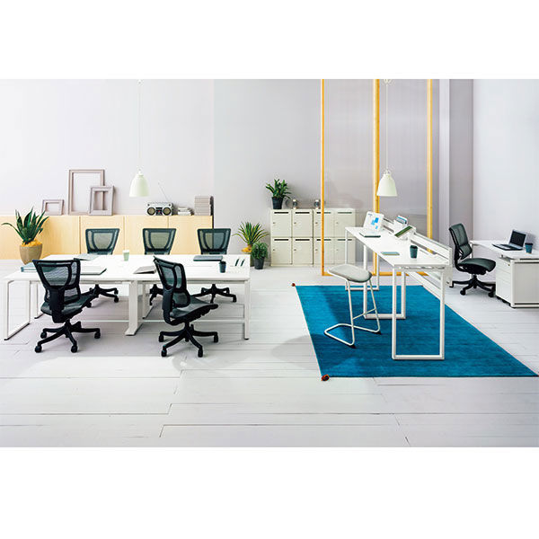 Ceha プレノデスクシステム フリーアドレスデスク 2連 Ceha プレノデスクシステム フリーアドレスデスク 2連引出無 ホワイト