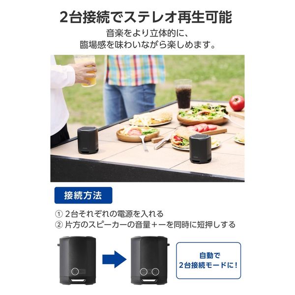 Bluetoothポータブルスピーカー mini 防水IPX6 microSD対応 Bluetoothポータブルスピーカー mini 防水IPX6 microSD対応